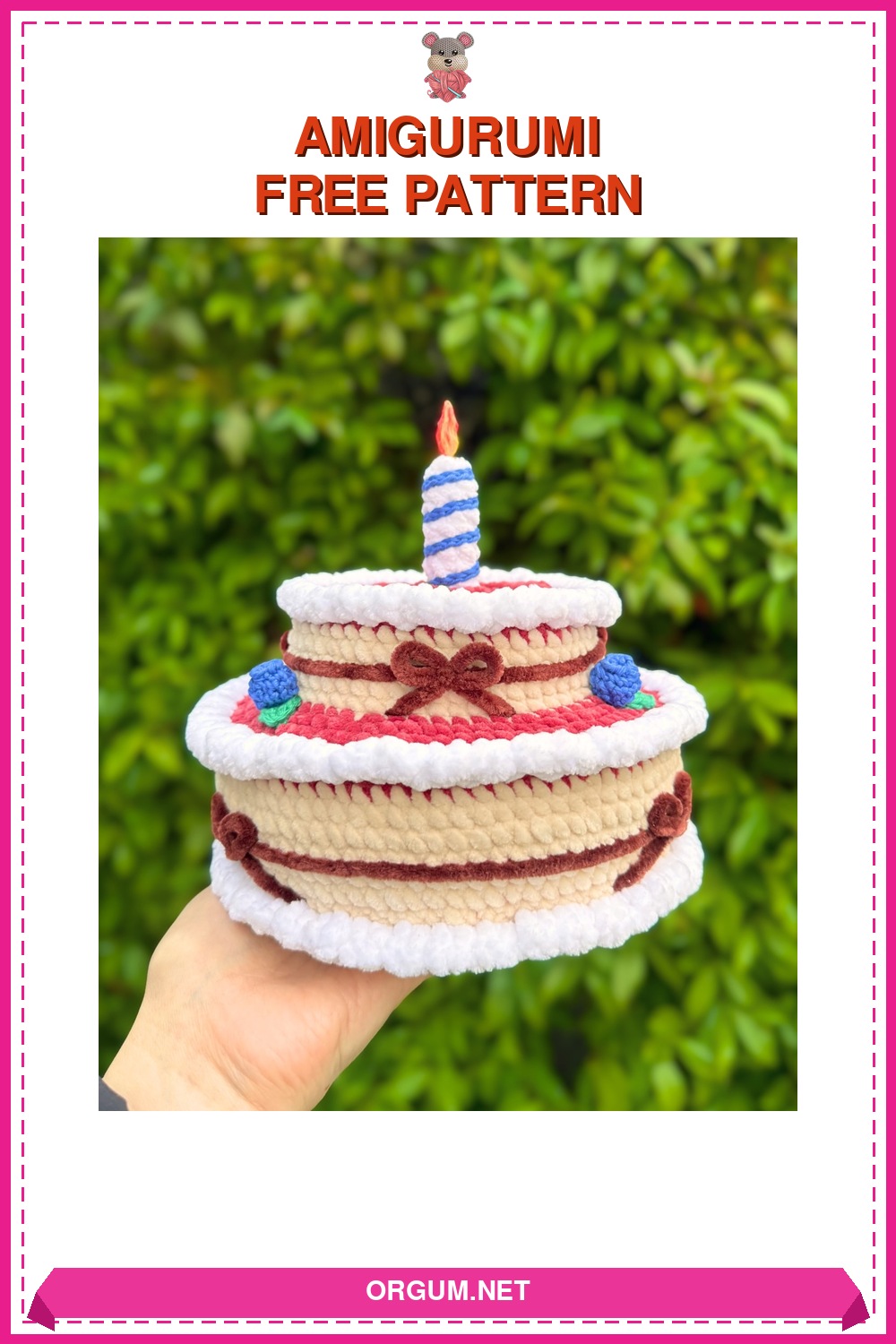 Su Samuru Ve Doğum Günü Pastası Amigurumi Tarifi Pin
