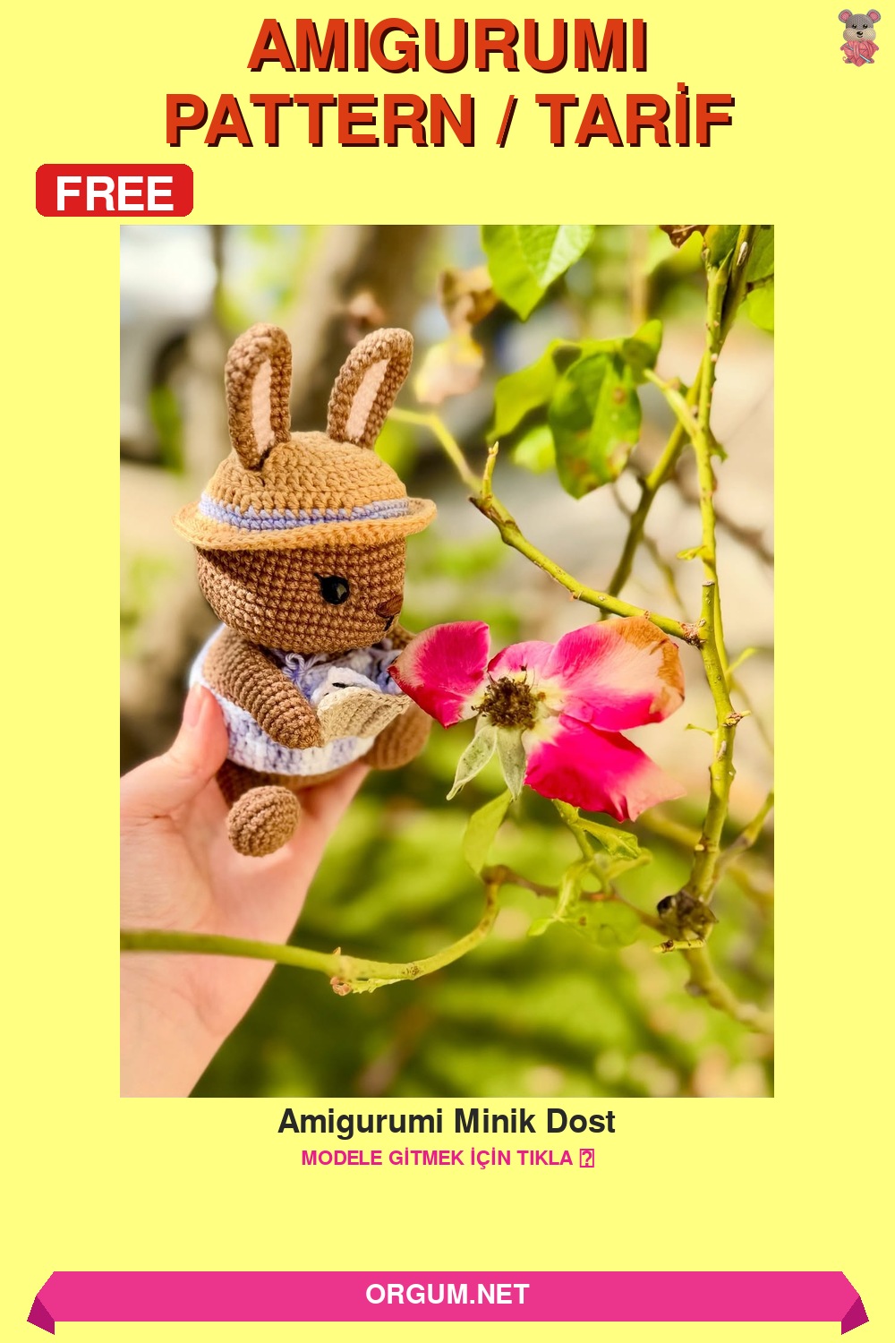 Amigurumi Minik Dost Amigurumi Tarifi Pin