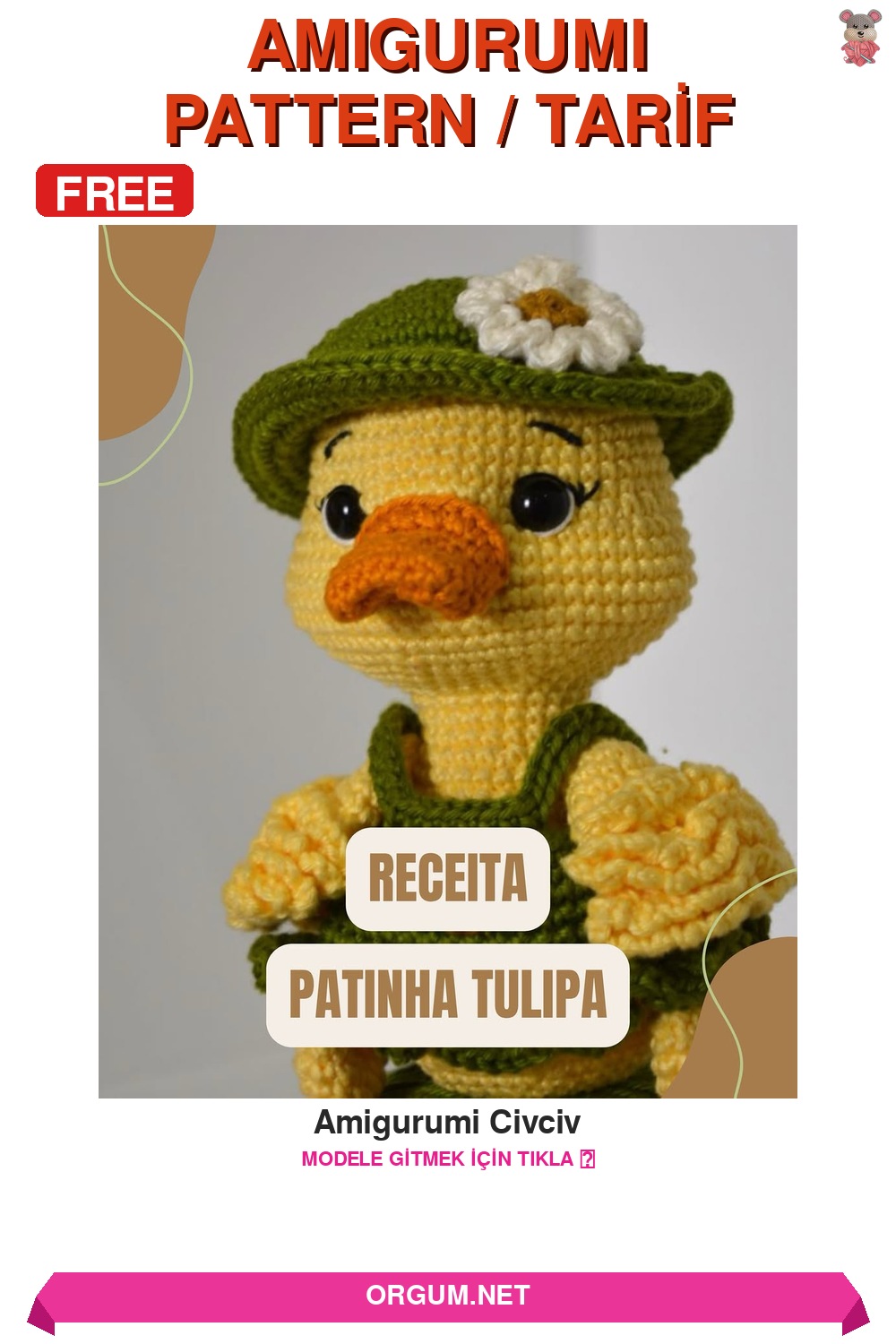 Amigurumi Civciv Amigurumi Tarifi Pin