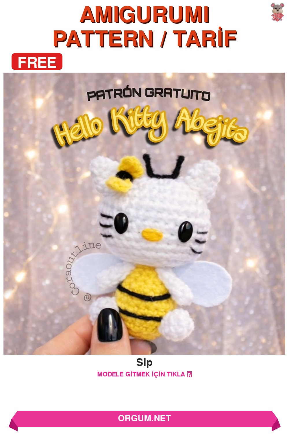 Sip Amigurumi Tarifi Pin