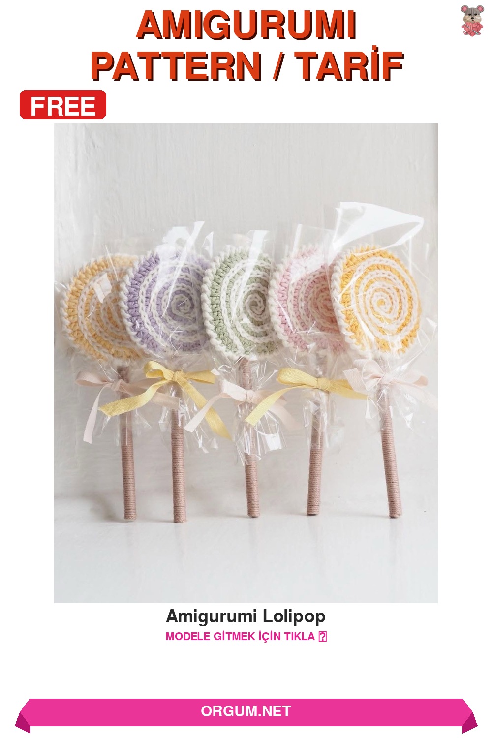 Amigurumi Lolipop Amigurumi Tarifi Pin
