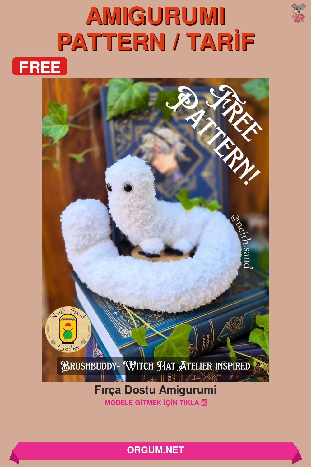 Fırça Dostu Amigurumi Amigurumi Tarifi Pin