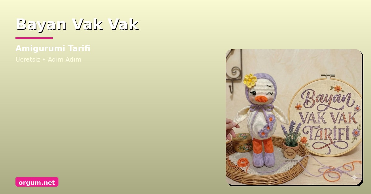 Orgum.net - Ücretsiz Örgü Modelleri Ve Amigurumi Tarifleri