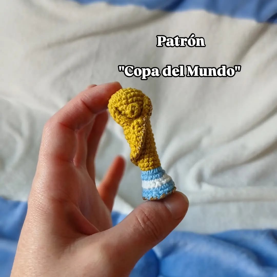 Saplı Amigurumi Kupa (Kadeh) Amigurumi