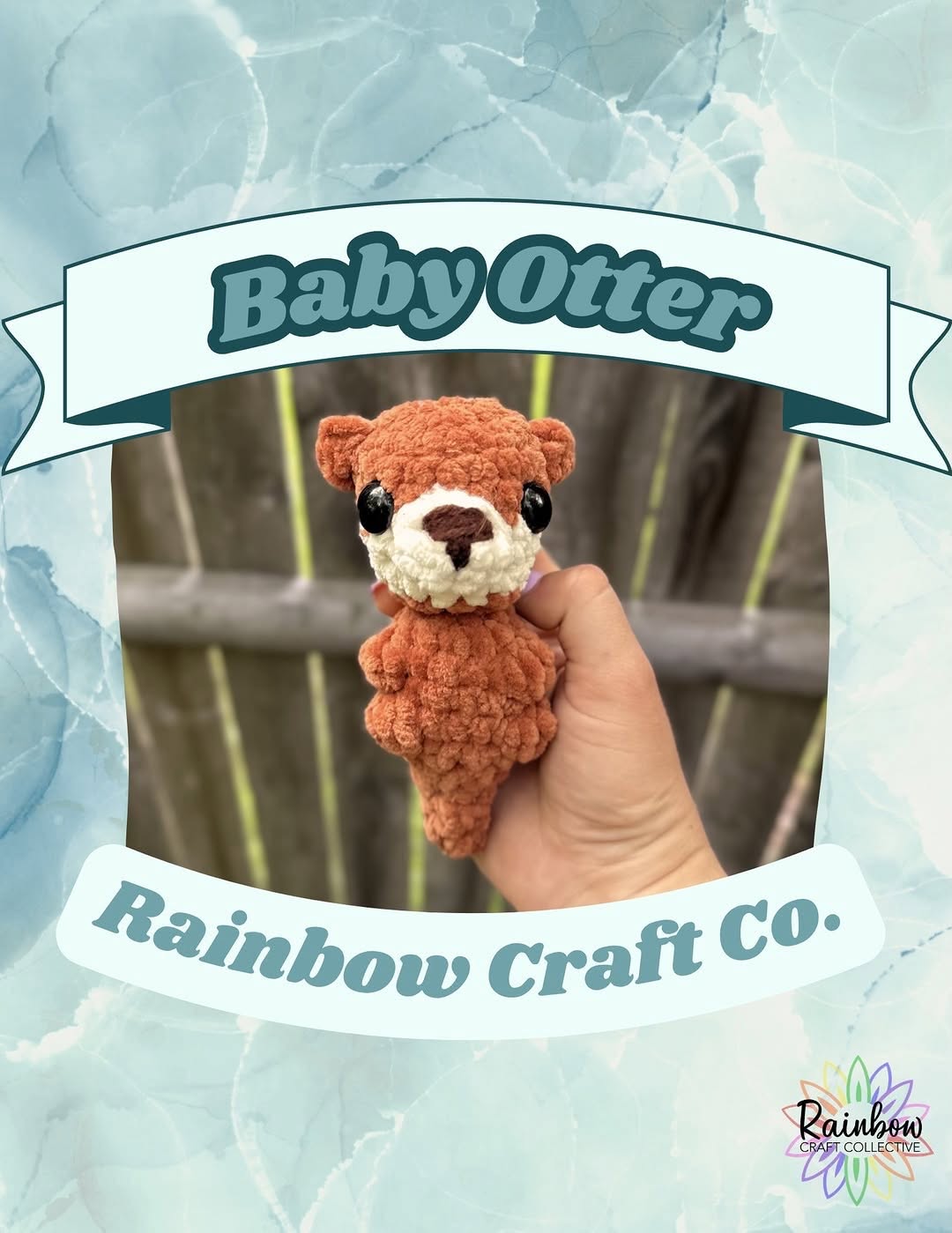 Marcus Yavru Su Samuru (Baby Otter) Amigurumi