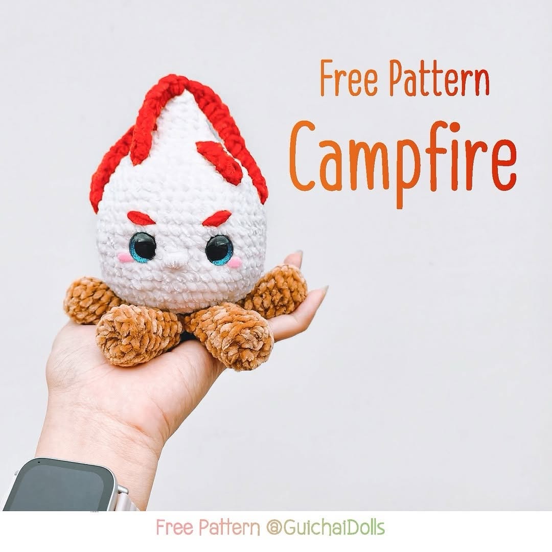 Kamp Ateşi (Campfire) Amigurumi