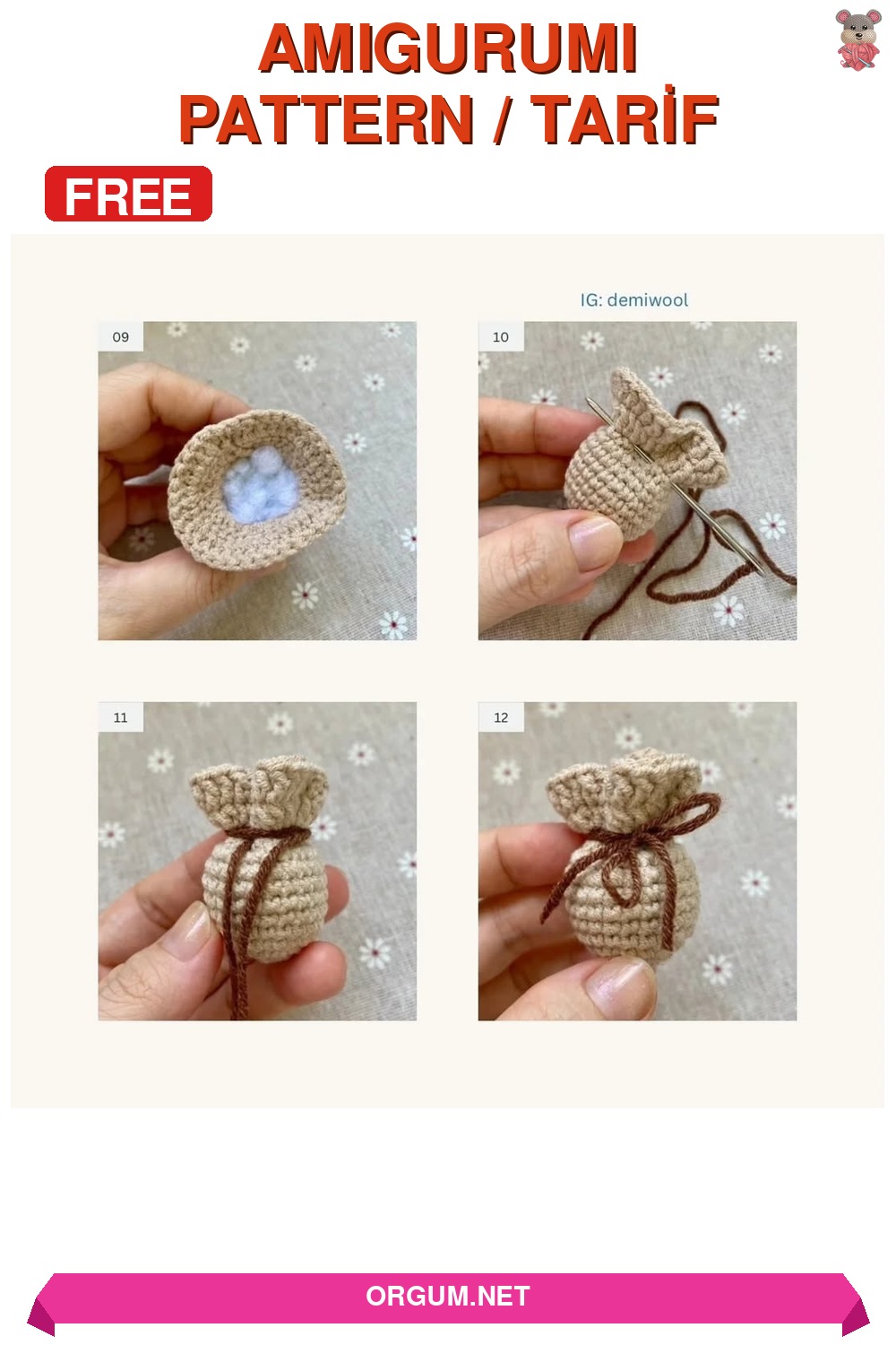 Mavi Totoro Amigurumi Amigurumi Tarifi Pin