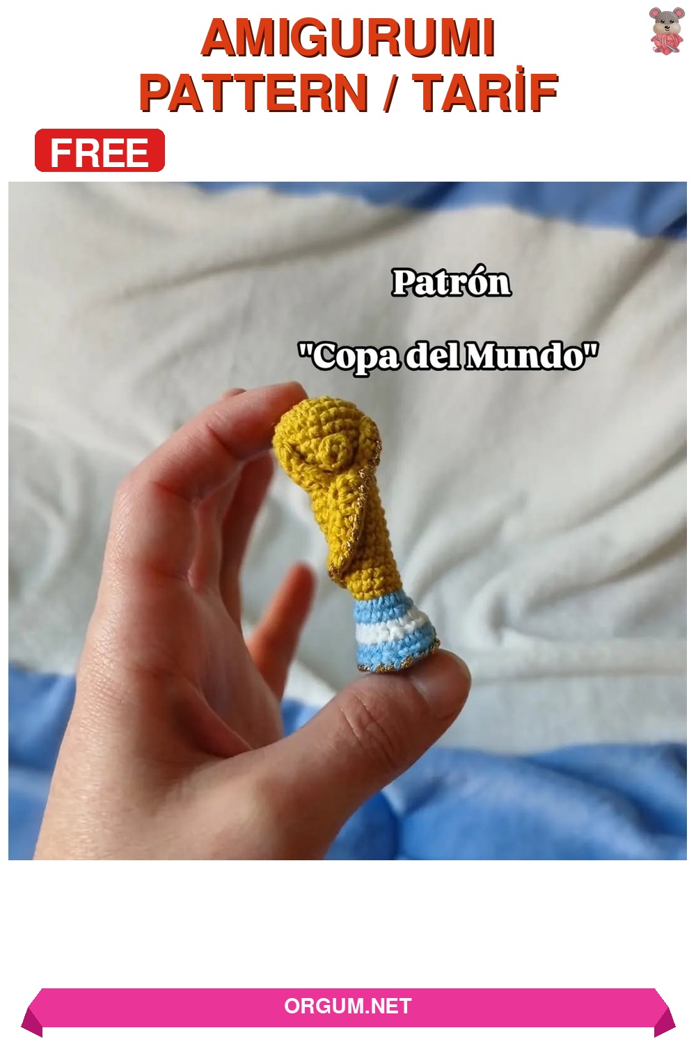 Saplı Amigurumi Kupa (Kadeh) Yapılışı - Ücretsiz Tarif 6 Saplı Amigurumi Kupa (Kadeh) Amigurumi Tarifi Pin