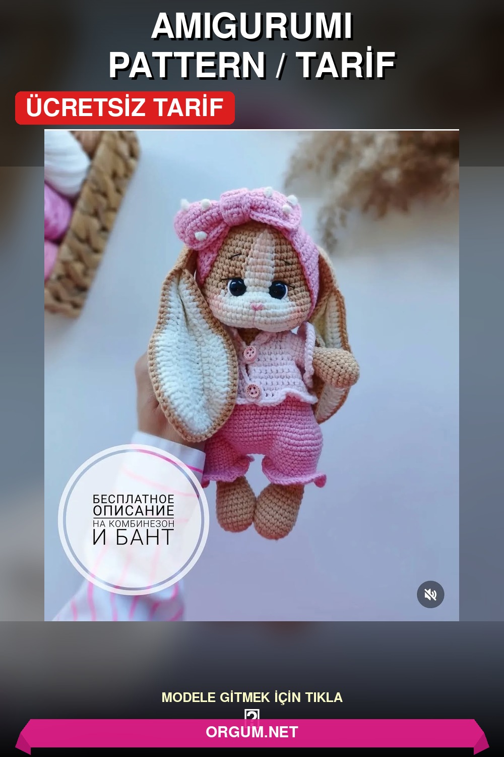 Tulum Ve Fiyonklu Bandana Takımı Ücretsiz Amigurumi Tarifi 5 Tulum Ve Fiyonklu Bandana Takımı Amigurumi Tarifi Pin