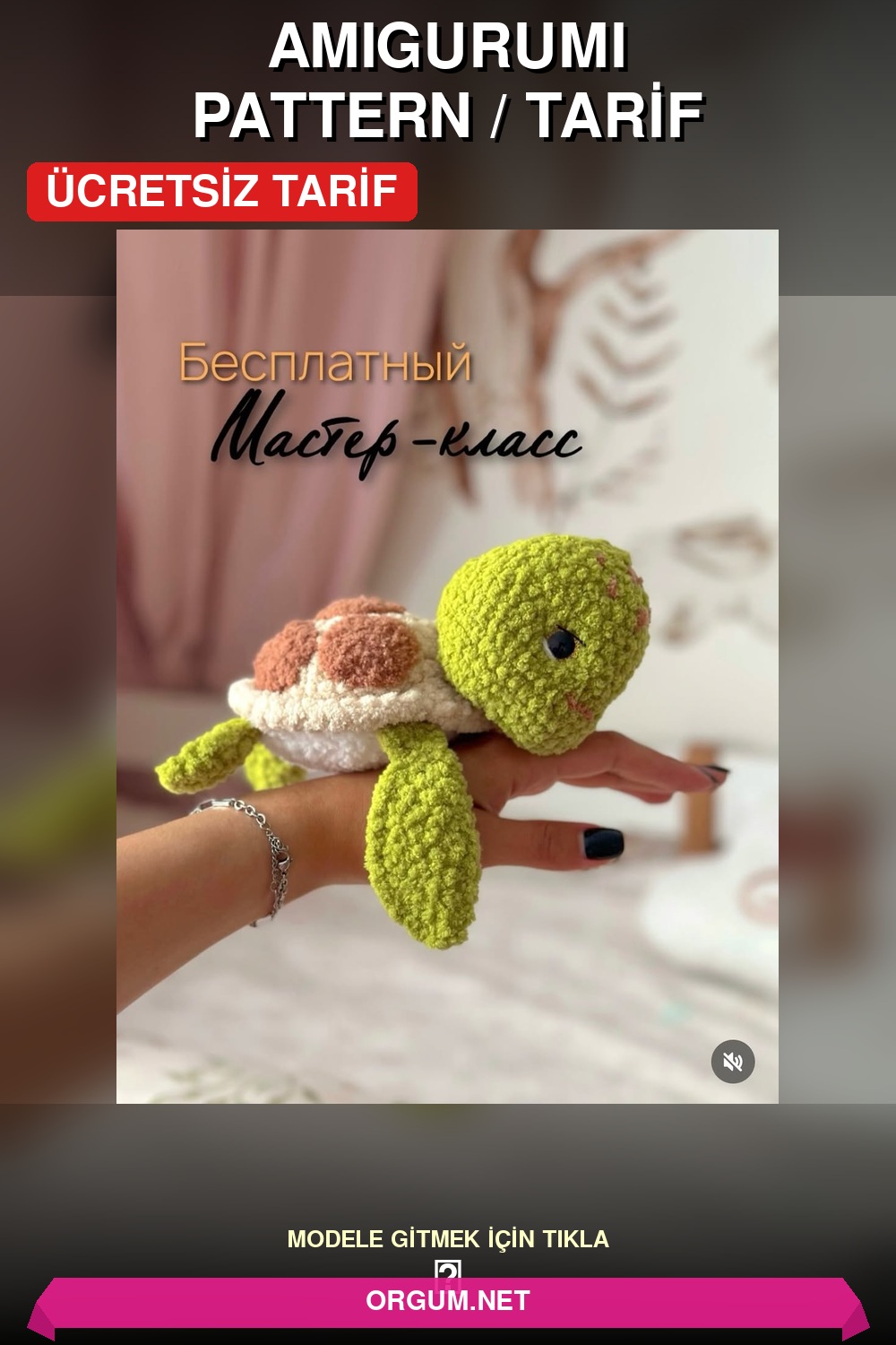 Amigurumi Kaplumbağa Amigurumi Tarifi Pin