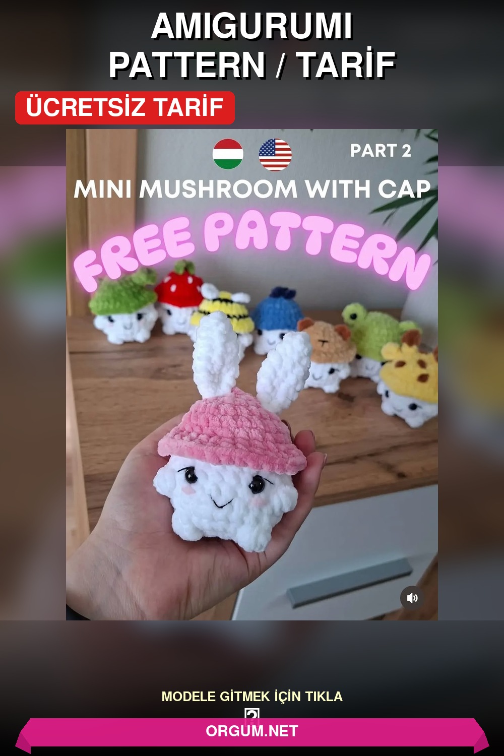 Sürpriz Yumurta Amigurumi Seti: Arı, Tavşan, Shrek Ve Çilek Tarifi 7 Sürpriz Yumurta Amigurumi Seti (Arı, Tavşan, Shrek Ve Çilek) Amigurumi Tarifi Pin