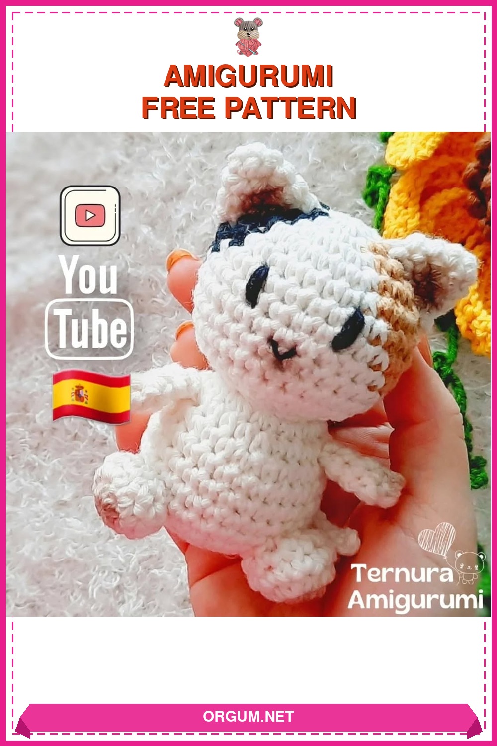Alacalı Yavru Köpek (Beagle Tarzı) Amigurumi Amigurumi Tarifi Pin