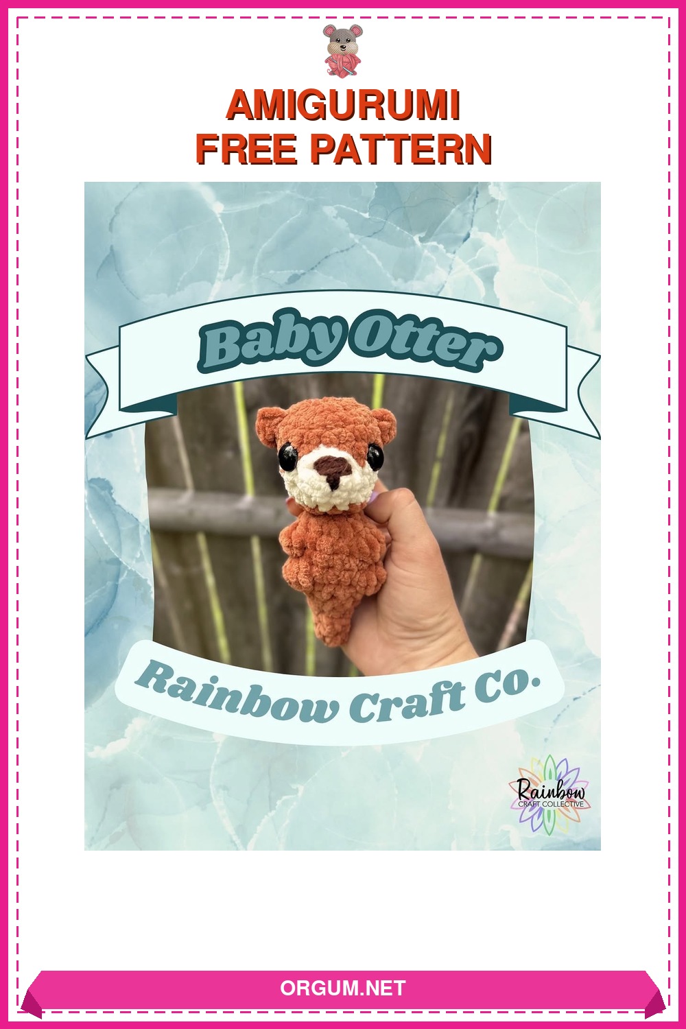 Marcus Yavru Su Samuru (Baby Otter) Amigurumi Tarifi Pin