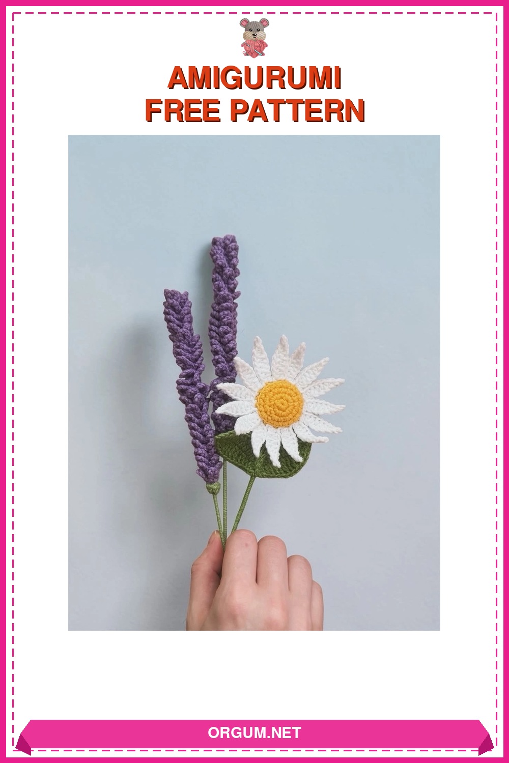 Lavanta (Saksıda Lavanta Çiçeği) Amigurumi Tarifi Pin