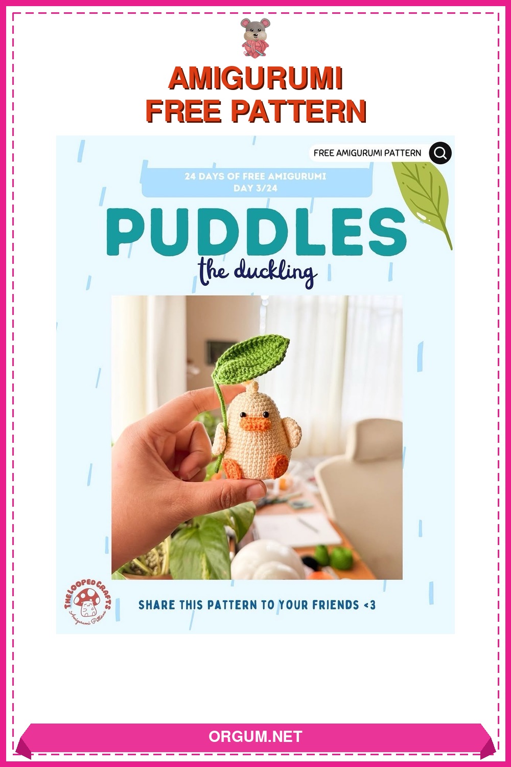 Puddles Ördek Amigurumi Amigurumi Tarifi Pin