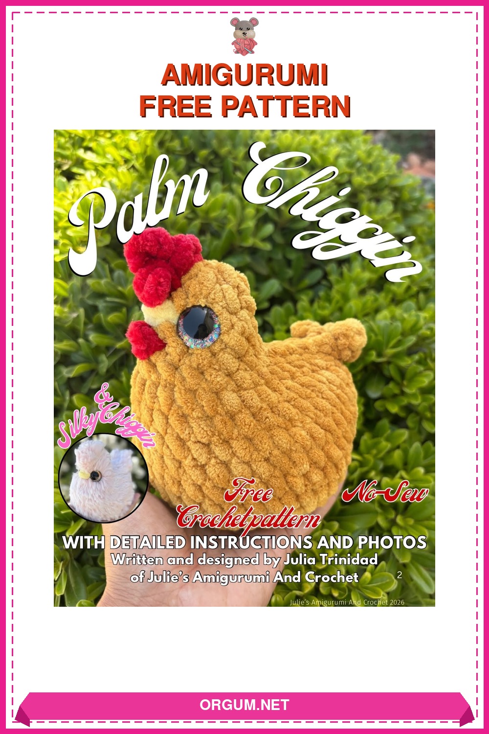 Avuç İçi Civciv (Palm Chiggin) Amigurumi Tarifi Pin