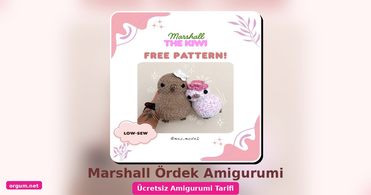 Marshall Ördek Amigurumi Tarifi - Ücretsiz Örgü Deseni 1 Orgum.net - Ücretsiz Örgü Modelleri Ve Amigurumi Tarifleri