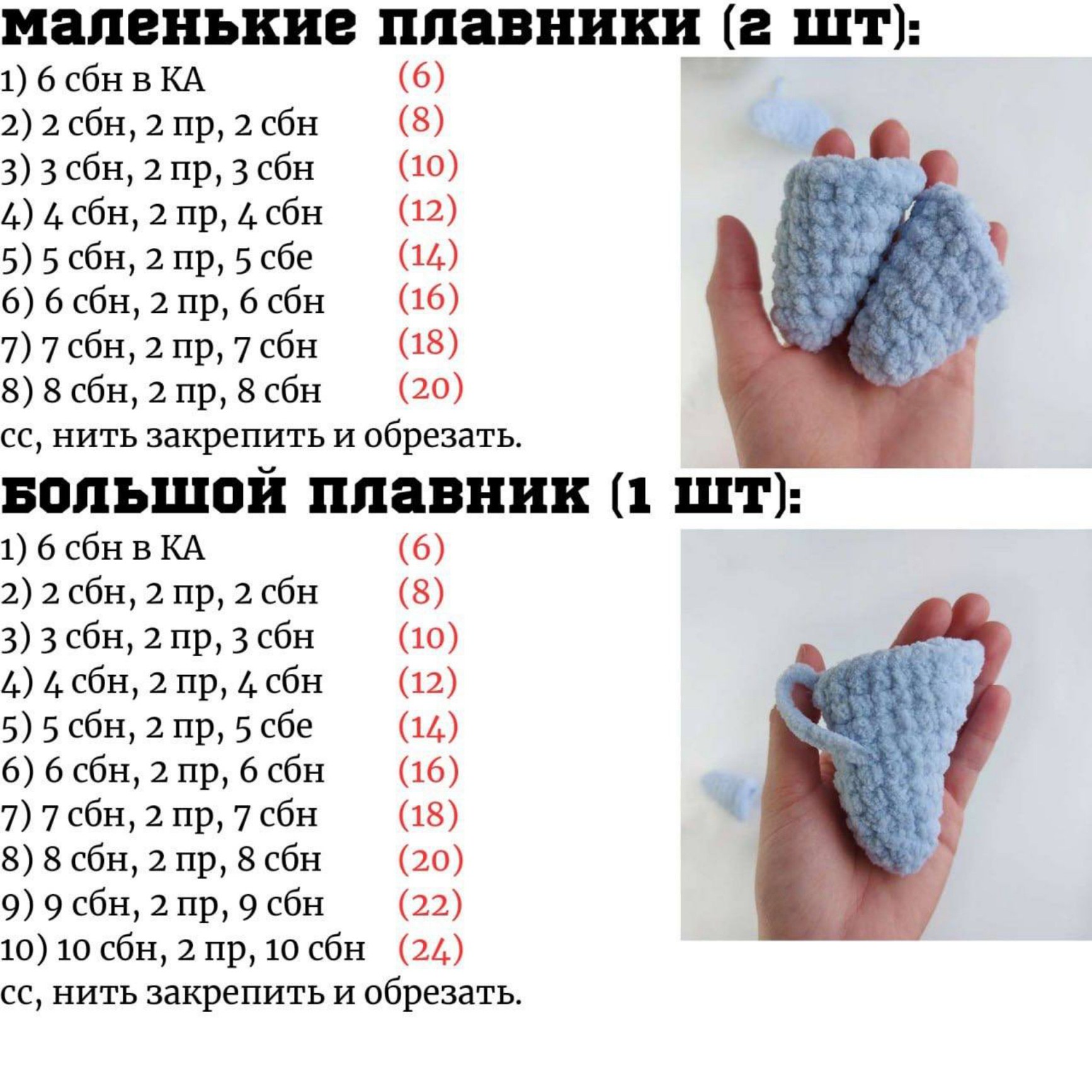 Amigurumi Köpekbalığı Tarifi 5 Amigurumi Köpekbalığı Tarifi — Adım 3